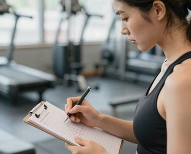woman in black tank top and black shorts sitting on floor
