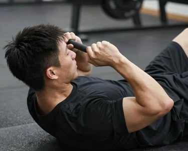 woman in black tank top and black shorts sitting on floor
