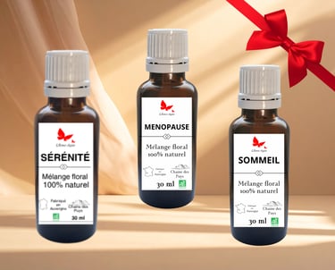 Flacon ménopause, sommeil, sérénité, L'Âme-Agie.