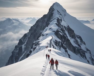 A confident business consultant engaging in a thoughtful discussion with a diverse executive team around a conference table.