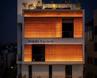 terracotta Jali exterior