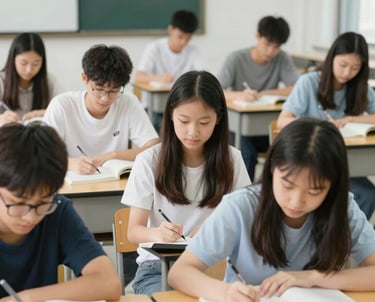 A professional coach guiding a diverse group through an interactive digital skills workshop.