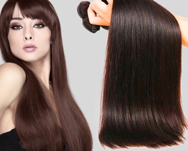 schokobraun haartressen