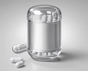 Close-up of a scientist carefully measuring chemicals in a modern pharmaceutical lab.