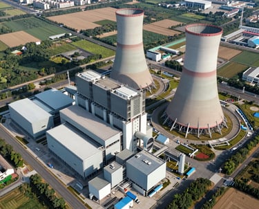 Close-up of industrial valves and fittings arranged on a warehouse shelf.
