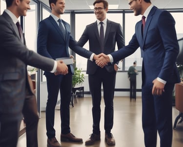A thoughtful businessperson reviewing documents with cityscape in the background symbolizing changing regulations.