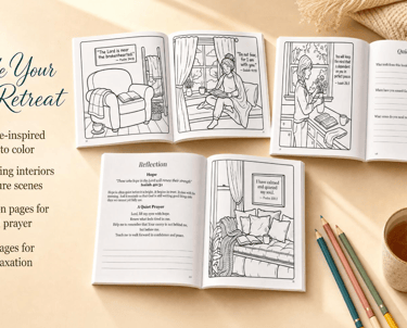 cozy christian coloring book devotional