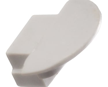 Tapones finales: terminales de plástico en colores blanco, gris o negro.