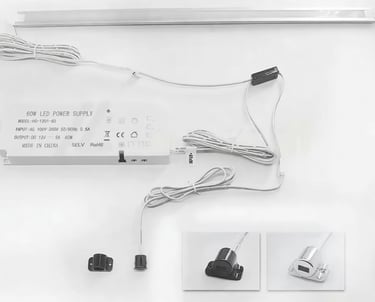 Ideal para armarios y cajones: enciende la luz automáticamente al detectar apertura.