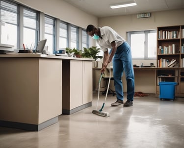 Illustration of a three-step process with icons and numbers.