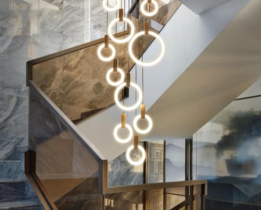 most fixtures installed for $195 each, ceiling fans for $250