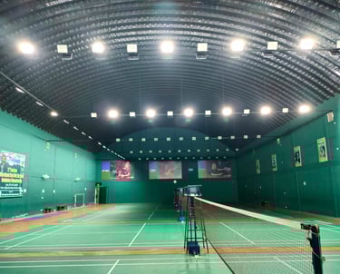  self support roof over Indoor Stadium 