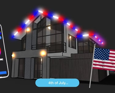 4th of July lights