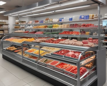 A colorful display of fresh fruits and vegetables at a local market stall