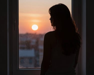 A calm, inviting therapy room with soft lighting and comfortable chairs.