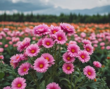 A farmer examining healthy crops in a sunlit field using a tablet.