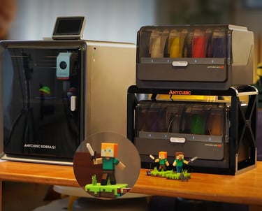 Brinquedos impressos em 3D de alta qualidade