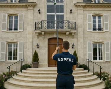 Nettoyage vitres et panneaux solaires à Echenevex