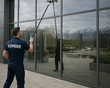 Nettoyage vitres et panneaux solaires à Péron