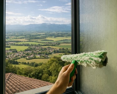 Nettoyage vitres et panneaux solaires à Saint-Jean-de-Gonville
