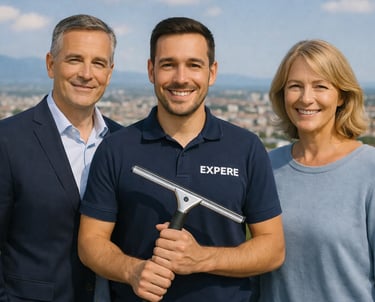 Nettoyeur de vitres et panneaux solaires avec des clients satisfaits dans le Pays de Gex