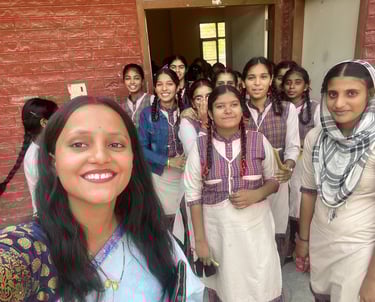 Visit in Government School