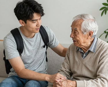 Helping the elderly in UK communities through our 100 percent net profit to charity pledge.