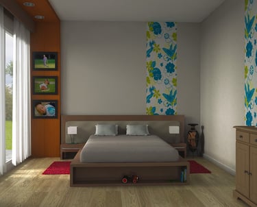 Bedroom flat-pack furniture Assembly