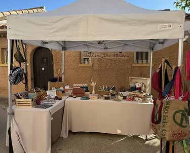 Participation de l'atelier Dès 2mains au marché des créateurs de l'association Octambule
