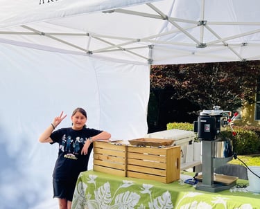 Our first shave Ice pop up
