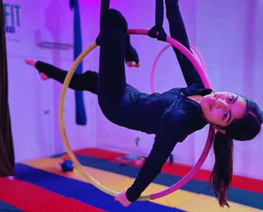 kids Classes -lyra aerial hoop long island