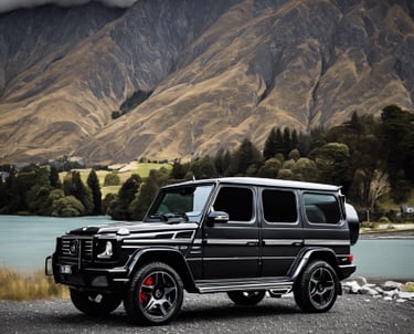 Queenstown airport transfer in gwagon