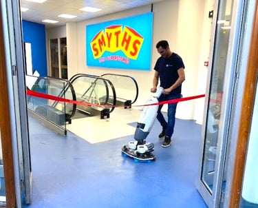 schoonmaak ideal concept retail