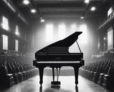 white and black abstract painting