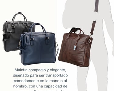 a man's handbag with a man's handbag in the middle