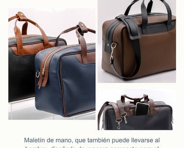 a collection of three different types of luggage