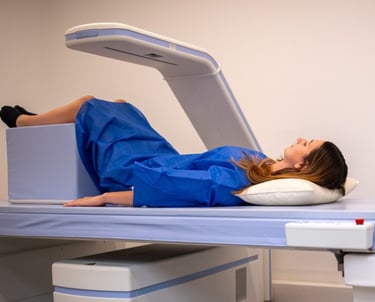 Déroulement de l'examen densitométrie osseuse DEXA à Constantine