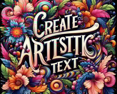 Creat Artistic Text Design