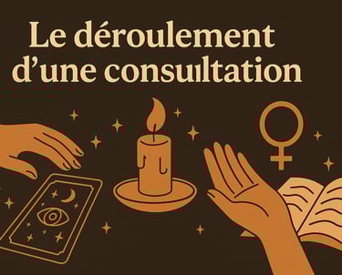 Le déroulement d'une consultation de voyance