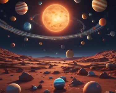 A neon sign with a large hand symbol is displayed in a shop window, featuring bold letters spelling out 'ZODIAC READING.' The background is decorated with a colorful pattern, and two people are walking by, blurred in motion, adding a sense of urban energy.