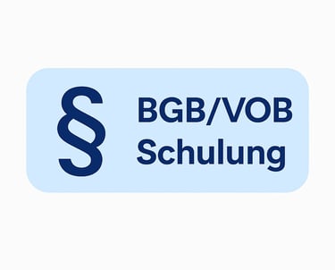 BGB/VOB Schulung für Bauunternehmen der UFT Bau GmbH – rechtssichere Weiterbildung im Tiefbau in Berlin.