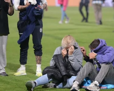 Daños en cancha de futbol