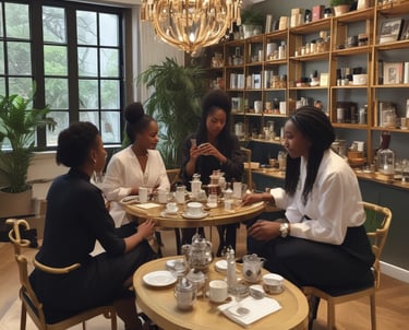 Group of engaged students collaborating on a STEM project in a bright room.