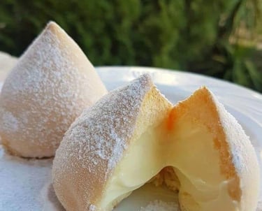 Tette delle monache | soft Apulian egg bread buns filled with creamy