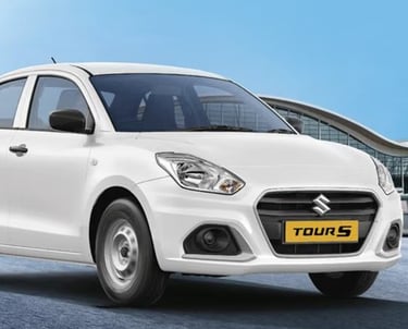 Lakshya Tours fleet Dzire in Jaipur
