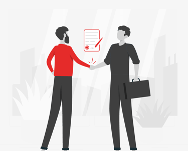 sharing proposal and meeting agency clients with enthusiasm