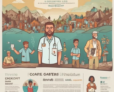 Icon depicting community health and hygiene initiatives.