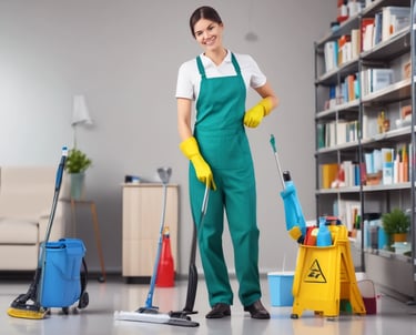 A room with a tiled ceiling and fluorescent lighting contains various electronic and office equipment. On the left, there's a wooden desk with a black server cabinet next to it. In the center of the room, a rack of network cables is visible, organized into a larger unit. To the right, a filing cabinet is mounted on the wall, with a printer/copier machine near the foreground. The walls are plain and the floor is covered in white tiles.