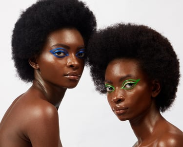 Black Hair Beauty Editorial Image photographed by KINGANDJOHNSON