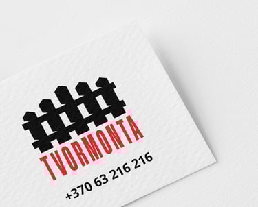 Profesionali tvoros gamyba ir montavimas 